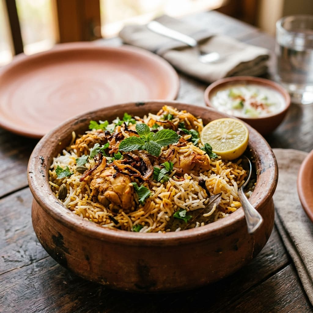 Chicken Hyderabadi Dum Biryani