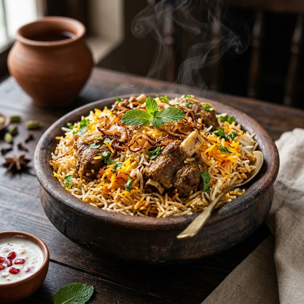 Mutton Dum Biryani