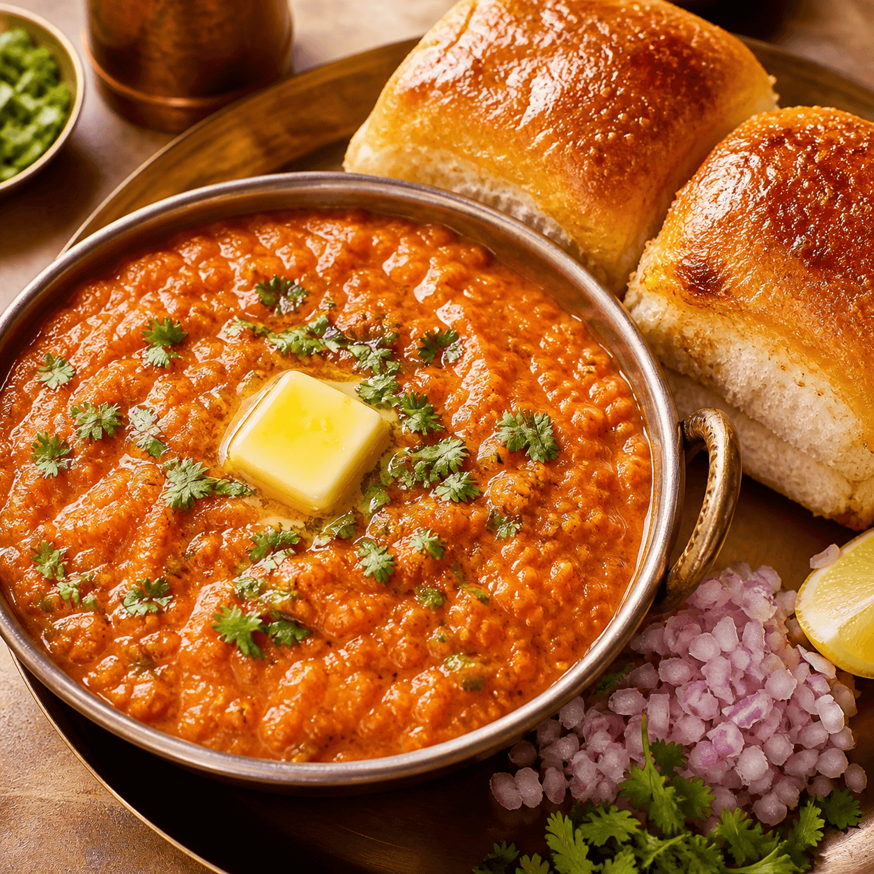 Butter Pav Bhaji