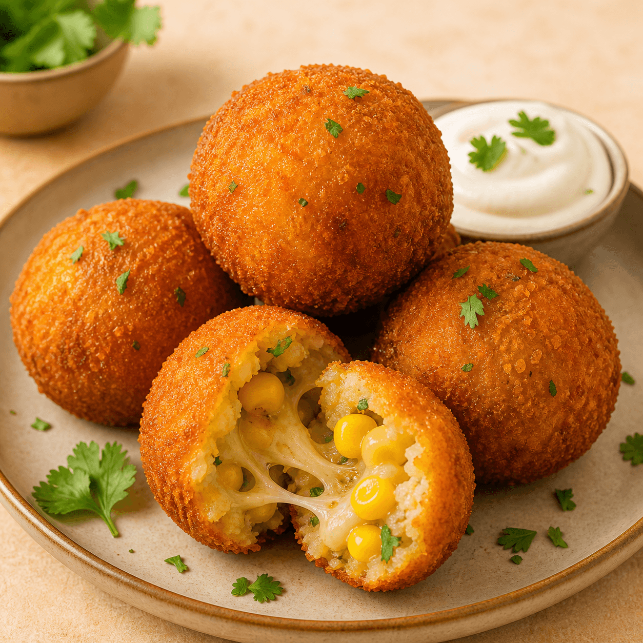 Cheese Corn Balls